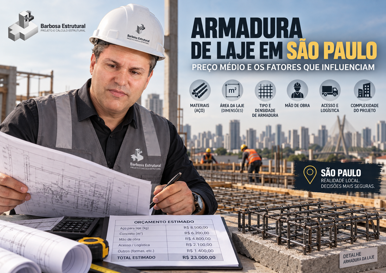 reforço de laje